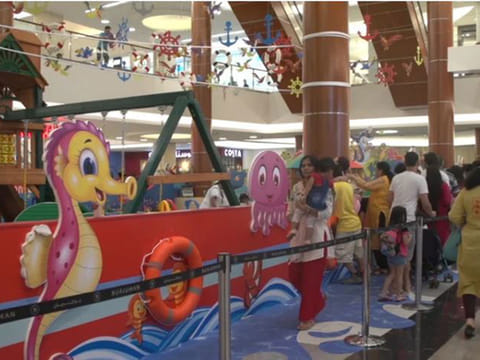 Complimentary cruise for children inside Burjuman!