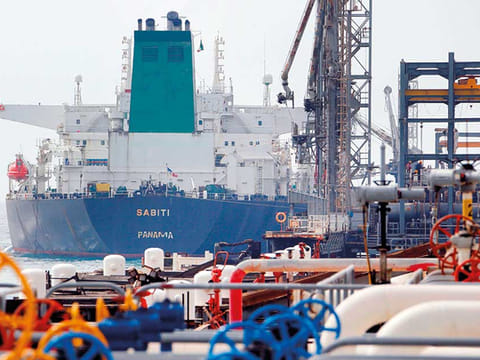 A Panamanian tanker docking at the platform of the oil facility in the Khark Island, on the shore of the Gulf. The United States warned on June 26 that countries around the world must stop buying Iranian oil before November 4 or face renewed round of American economic sanctions.