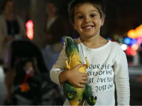 What draws kids to Dubai Garden Glow?