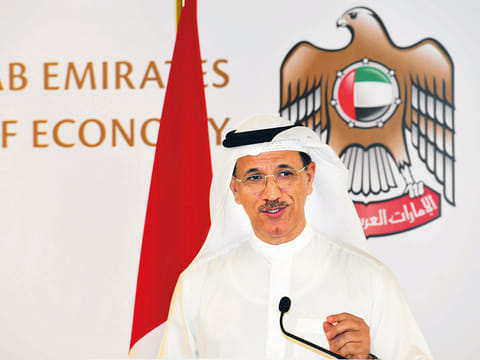 File picture: UAE's Minister of Economy Sultan Bin Saeed Al Mansouri