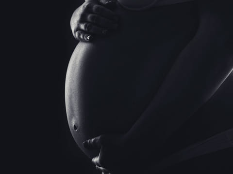 A pregnant woman. For illustrative purposes only.