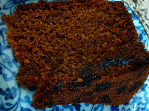 Kerala spiced caramel plum cake