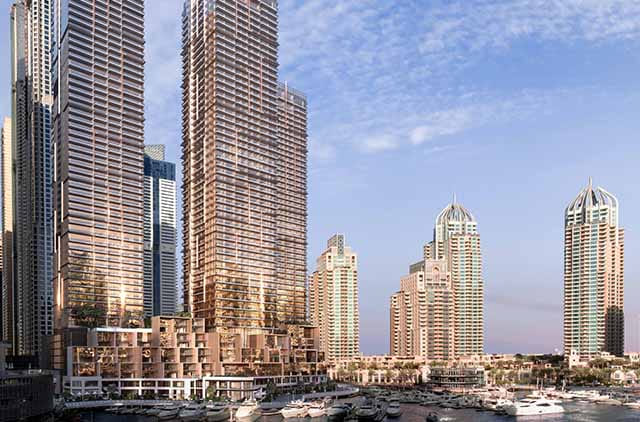 Dubai Marina's tallest block