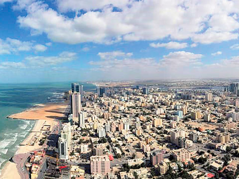 Ajman skyline