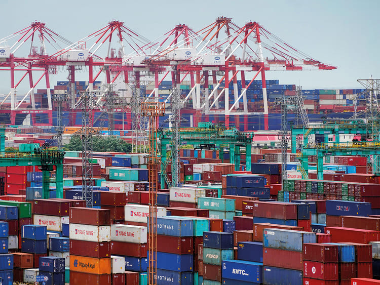 Shanghai port
