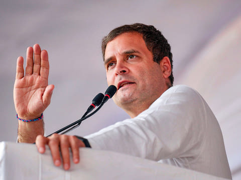 Congress President Rahul Gandhi