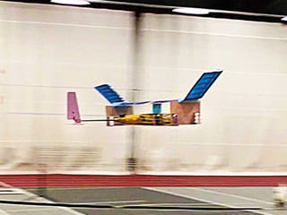 A silent, electric plane inspired by 'Star Trek' has no moving parts in its propulsion system