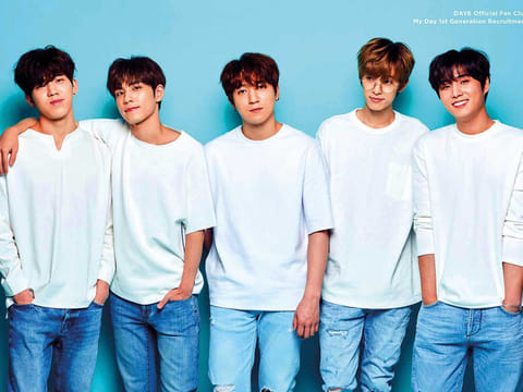 Dowoon, Wonpil, Sungjin, Jae and Young K.