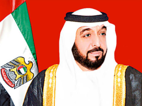 UAE President His Highness Shaikh Khalifa Bin Zayed Al Nahyan