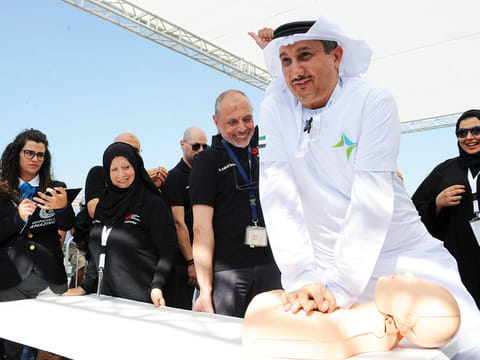 The initiative ensures that more residents are training in administering CPR.