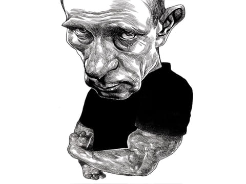 Agressive Putin.