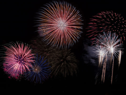 Fireworks display. For illustrative purposes only.