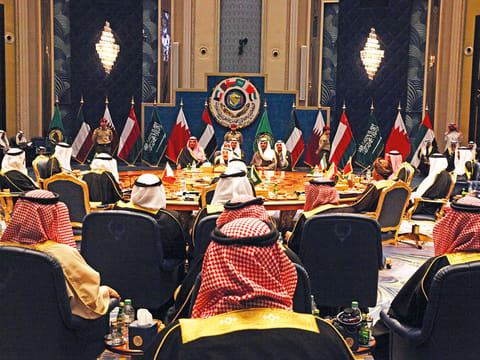 Kuwait’s Emir Shaikh Sabah Al Ahmad Al Sabah chairing the previous edition of the GCC summit in Kuwait  in December 2017.
