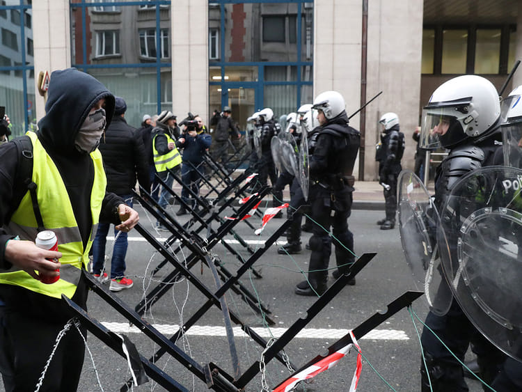 Brussels yellow vest