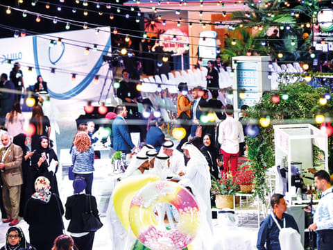 Guests at the Arab Social Media Influencers Summit 2018 at Zabeel Hall 2 in Dubai World Trade Centre, Dubai. 10th December 2018.