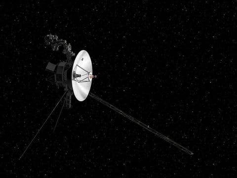 NASA's Voyager spacecraft in space is shown in this artist's rendering obtained from NASA in Washington, DC, U.S., December 10, 2018. 
