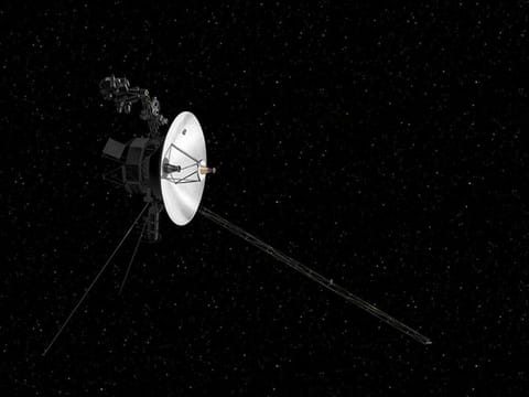 NASA's Voyager spacecraft in space is shown in this artist's rendering obtained from NASA in Washington, DC, U.S., December 10, 2018. 