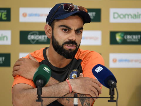 India's cricket captain Virat Kohli.