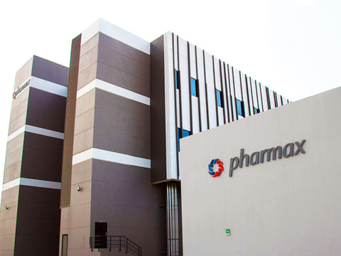 The new Pharmax plant in Dubai Science Park.