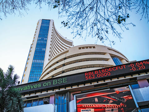 File picture of the Bombay Stock Exchange. Indian stock markets managed to ride out the sharp escalation in US-Iran tensions without taking too many losses.