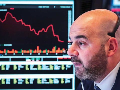 A trader at the New York Stock Exchange last Thursday.