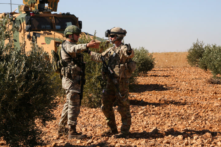 Turkisn soldiers in Syria