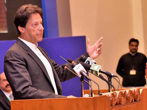 Pakistan's Prime Minister Imran Khan. 
