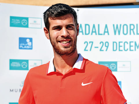 Karen Khachanov aims to take the positives forward from his stunning victory over Novak Djokovic in Paris.