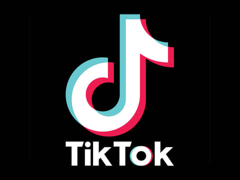 the tik tok social media logo