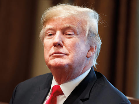US President Donald Trump