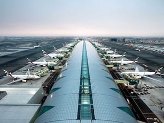 Dubai International Airport halted flights on suspected drone activity