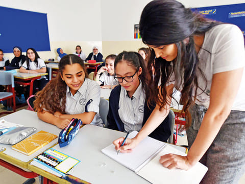 Classwork in progress at Al Najah International School in Mussaffah, Abu Dhabi. Picture for illustrative purposes only.