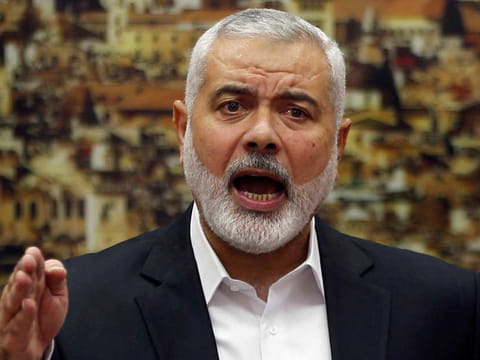 Hamas Chief Esmail Haniyeh (File photo)  