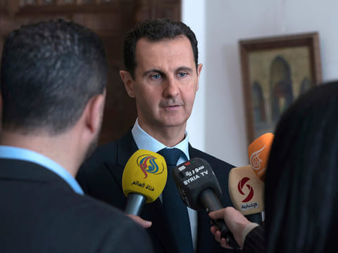 Syrian President Bashar Al Assad 