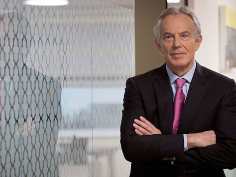 Former UK Prime Minister Tony Blair 