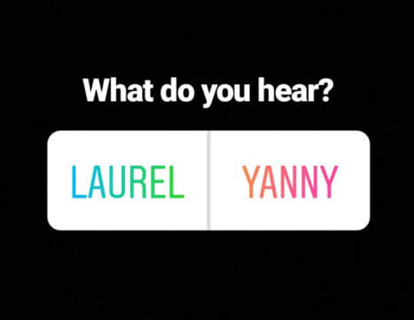 Is it ‘yanny’ or ‘laurel’?