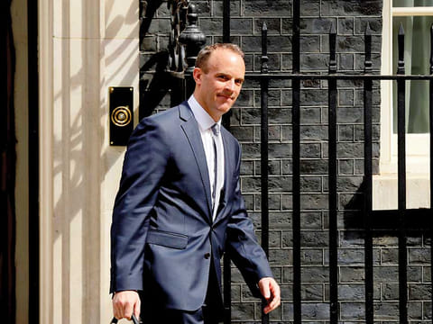 The UK is close to being able to ease most COVID-19 restrictions following a successful vaccination program and a drop in infections, Foreign Secretary Dominic Raab said.