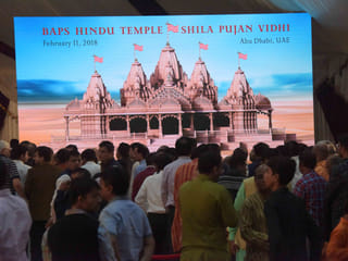 Preparations begin for Abu Dhabi Hindu temple construction
