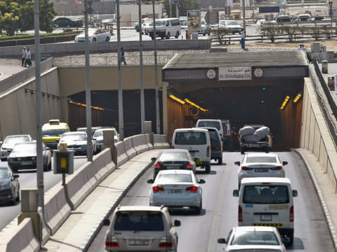 The Shindagha Tunnel is one of the busiest crossings on the Dubai Creek.