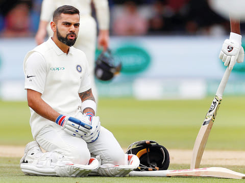 India's Virat Kohli 
