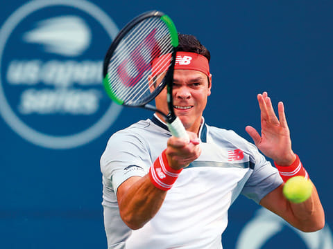 Milos Raonic of Canada