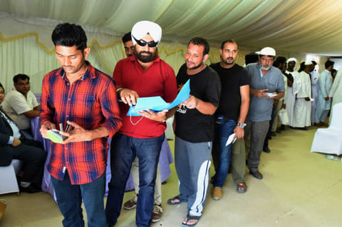 Walk-in interviews for Indian amnesty seekers in Abu Dhabi