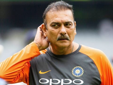 India's coach Ravi Shastri 