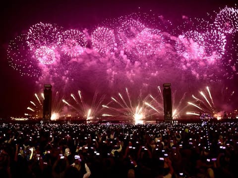 Dubai Festival City fireworks