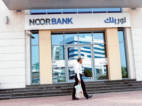 A Noor Bank branch in Deira.