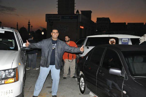 Khaild Al Matrooshi at one of the Fun Drive events