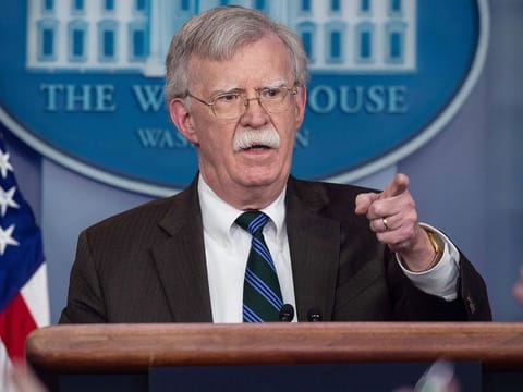 Former US National Security Advisor John Bolton.
