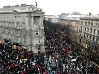 Protesting 'Slave Law,' thousands take to streets in Hungary