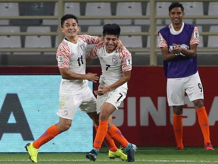 Sunil Chhetri India vs Thailand 06012019