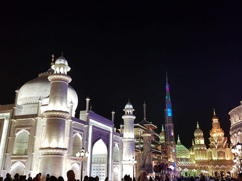 Global Village in 2001 - 17 years ago, as it evolved into the large scale theme park it is today